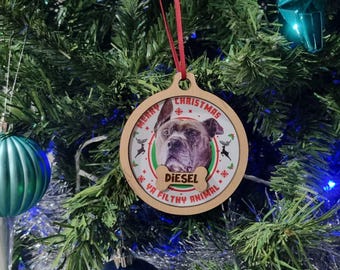 Christmas Baubles | Decorations | Personalized | Christmas Tree | Dogs | Laser Cut