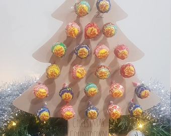 Christmas Advent Tree | Countdown | Chupa Chups | Lollipops