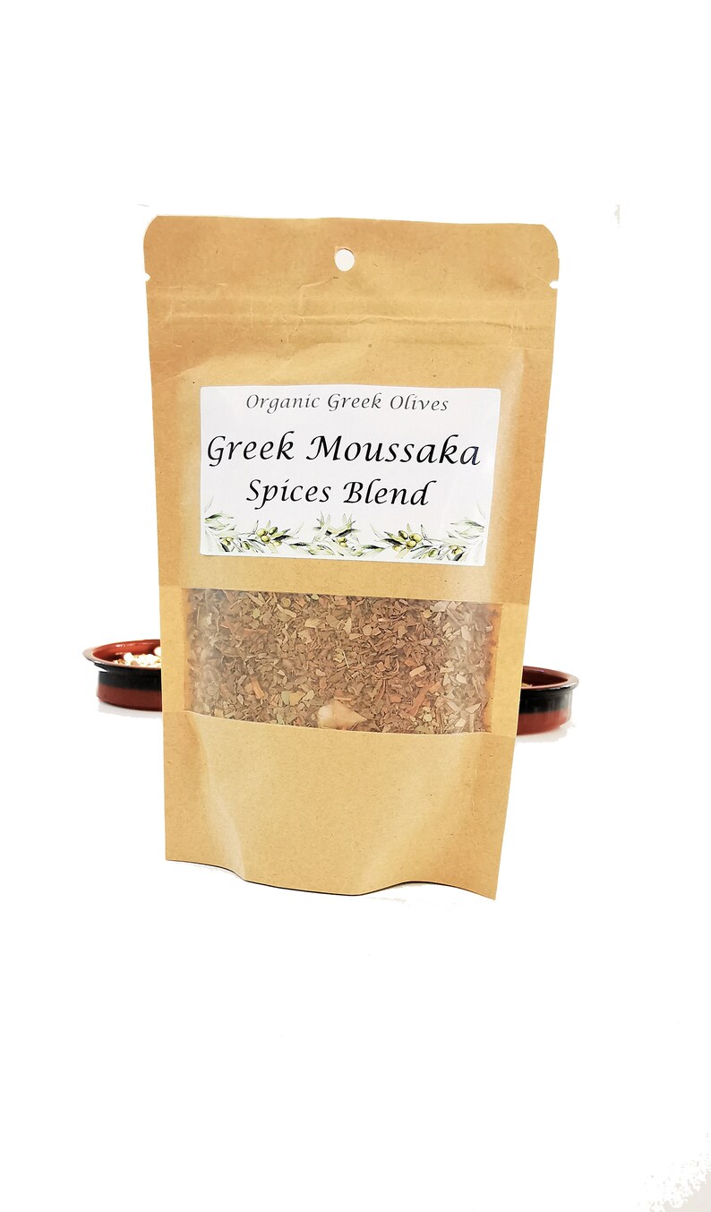 Moussaka Seasonings Mix for Greek Spice Blend Herbs Aromatic Greek Eggplant Vegan Traditional