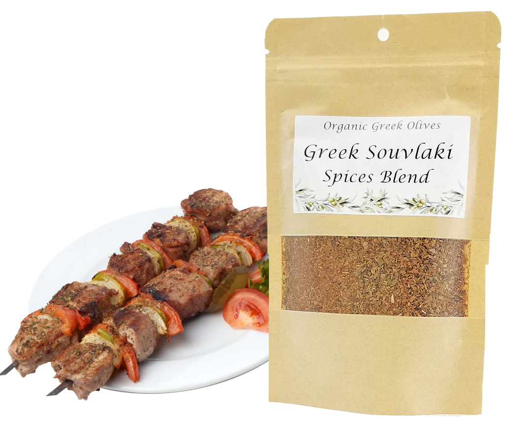 Greek Souvlaki Seasonings Mix Spice Blend Herbs Aromatic Grilled