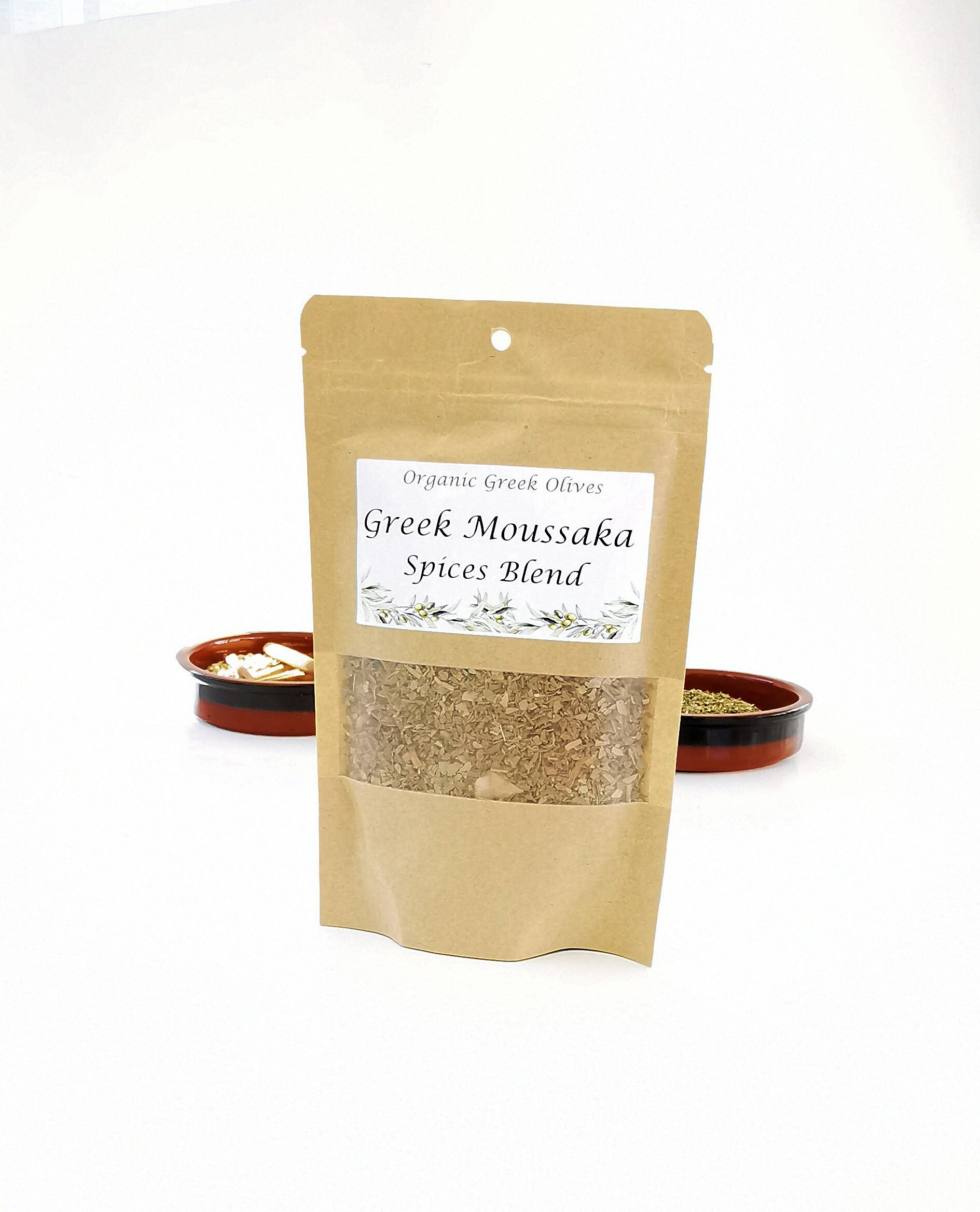 Moussaka Seasonings Mix for Greek Spice Blend Herbs Aromatic Greek Eggplant Vegan Traditional