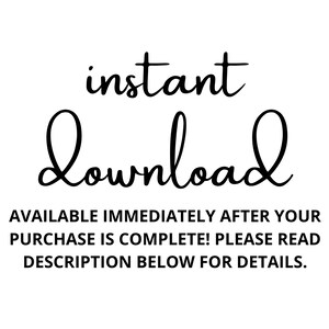 Op de afbeelding: Tekstafbeelding die "direct downloaden" leest in een cursief lettertype. Onder de tekst staat een bericht dat luidt "DIRECT BESCHIKBAAR NA VOLTOOING VAN UW AANKOOP! LEES DE BESCHRIJVING HIERONDER VOOR DETAILS."