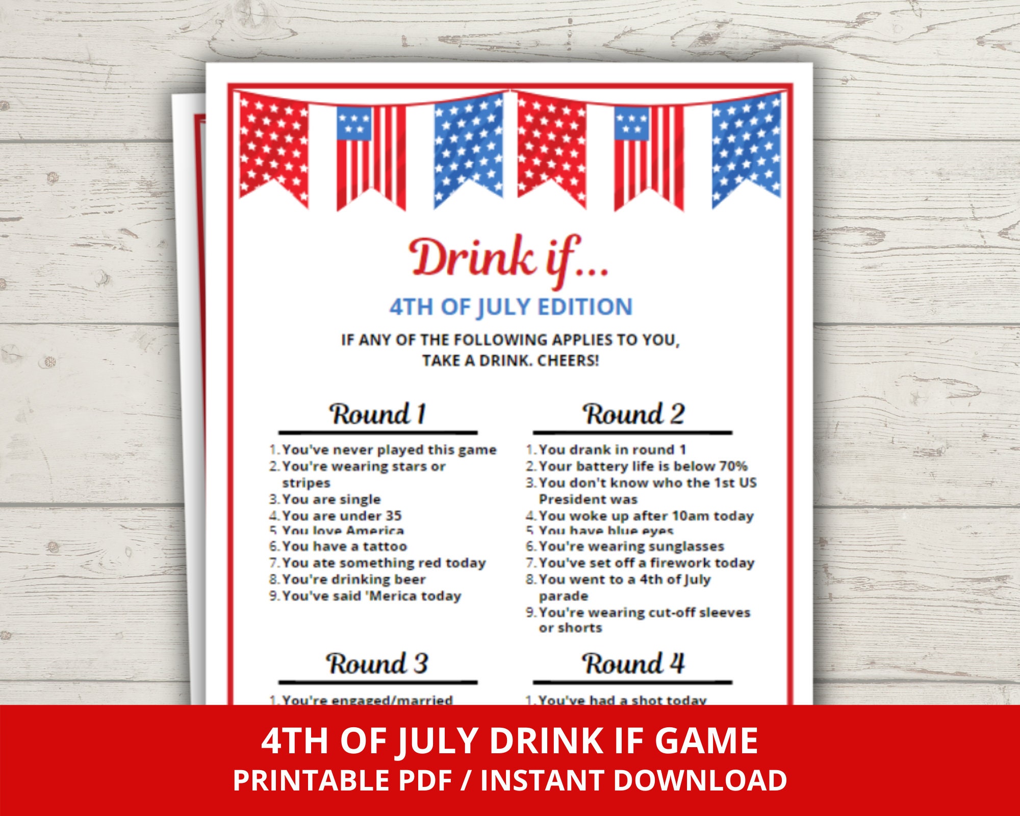 independence day beverages