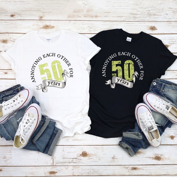 Funny 50th Anniversary Gift Annoying Each Other for 50 Years - Etsy Funny 50th Anniversary Gift Annoying Each Other for 50 Years - Etsy