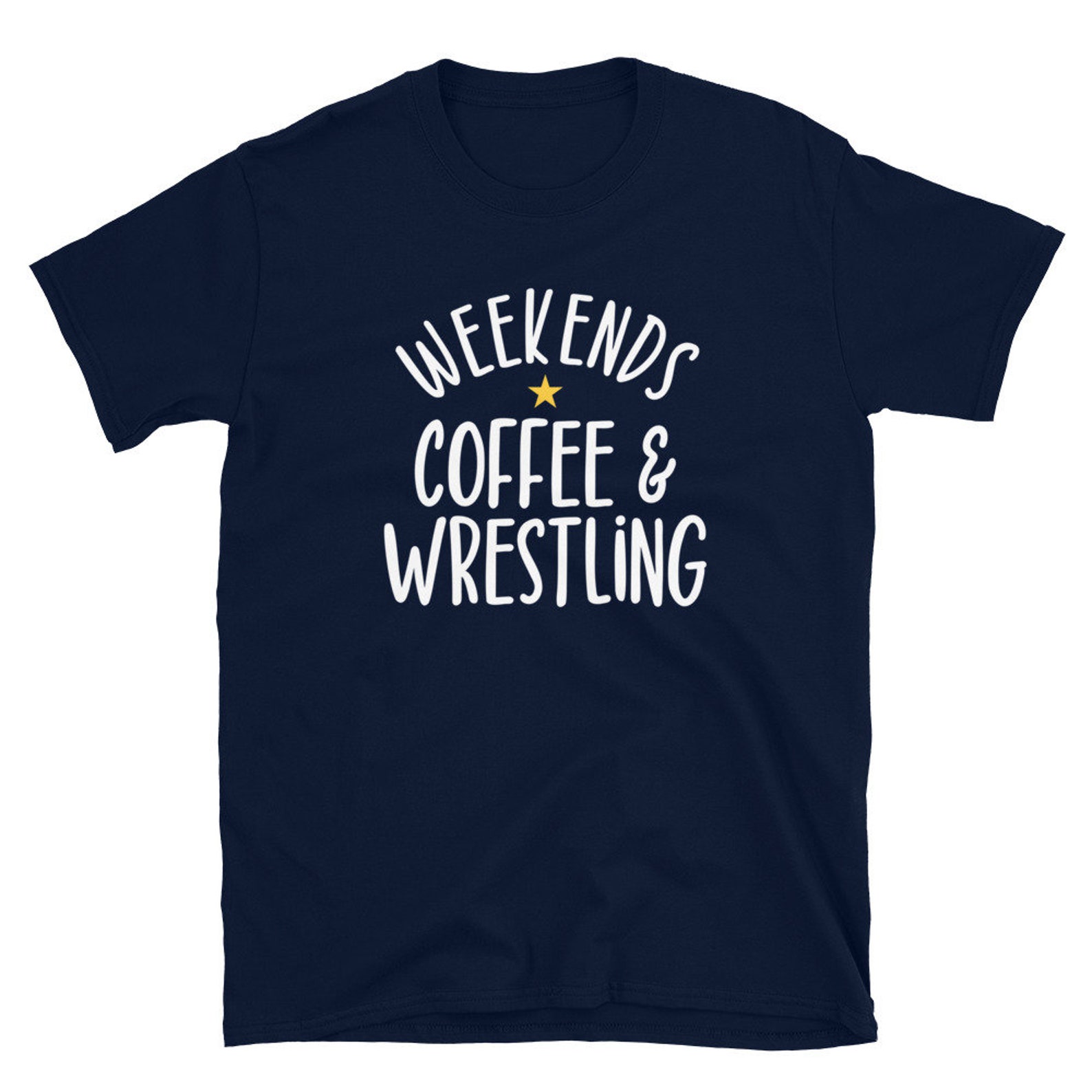 Weekends Coffee & Wrestling Shirt Funny Wrestling Gifts for - Etsy