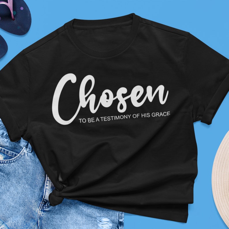 Christian Apparel: Chosen Tshirt Christian Clothing for - Etsy