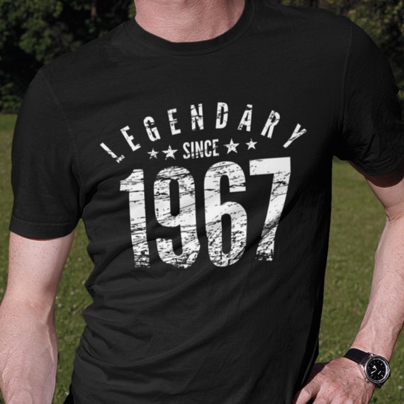 Legendary Since 1967 Fun Birthday Gifts for 55 Year Old Man Etsy
