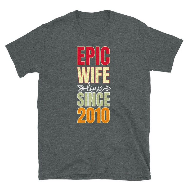 11 years married anniversary gift for her Epic Wife Since 2010 11th Wedding Anniversary Gift For Wife T-Shirt