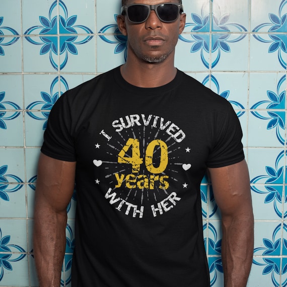 Funny 40th Wedding Anniversary T-Shirt - Gifts For Couples Funny 40th Wedding Anniversary T-Shirt - Gifts For Couples