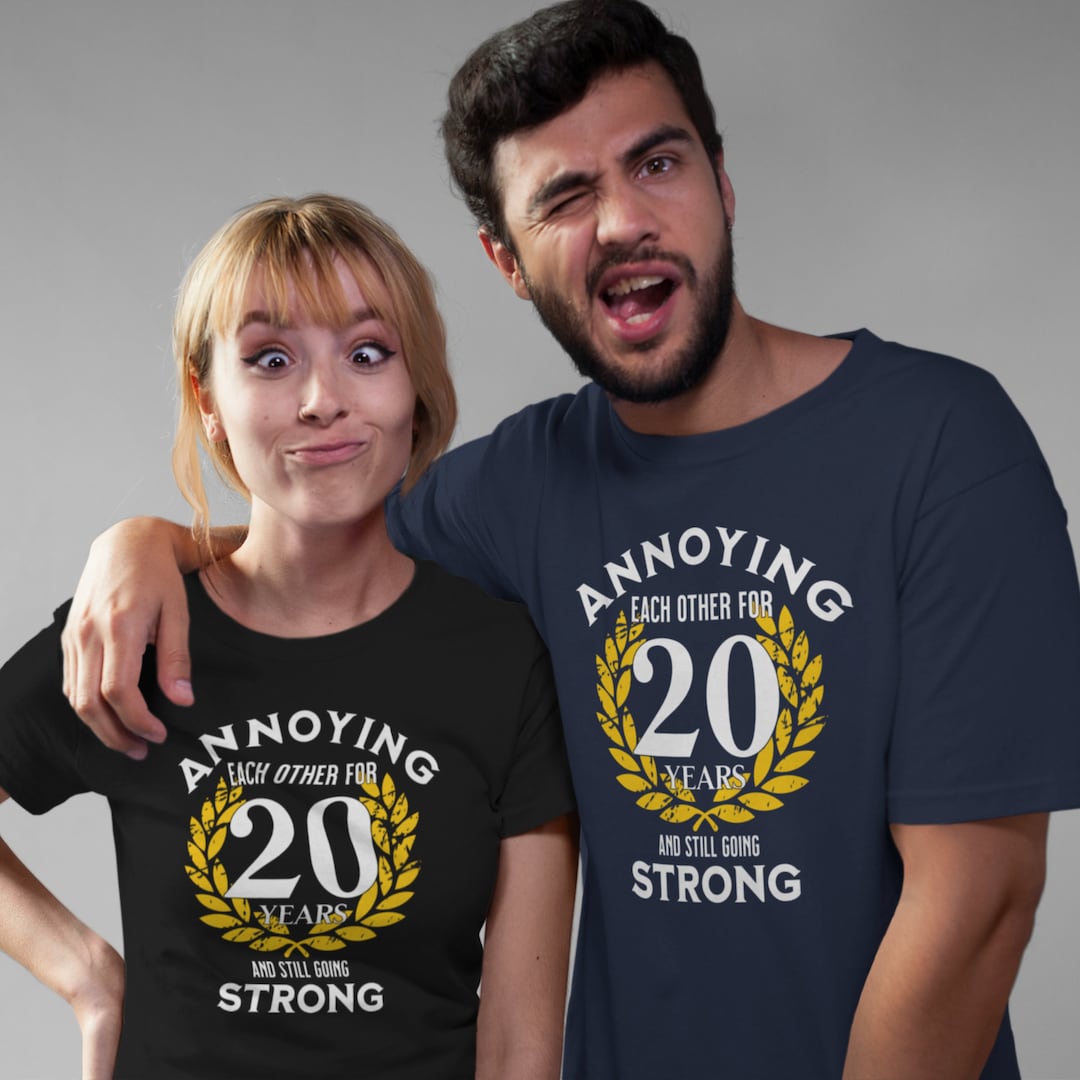 Funny 20th Wedding Anniversary Shirt for Husband Wife - Annoying