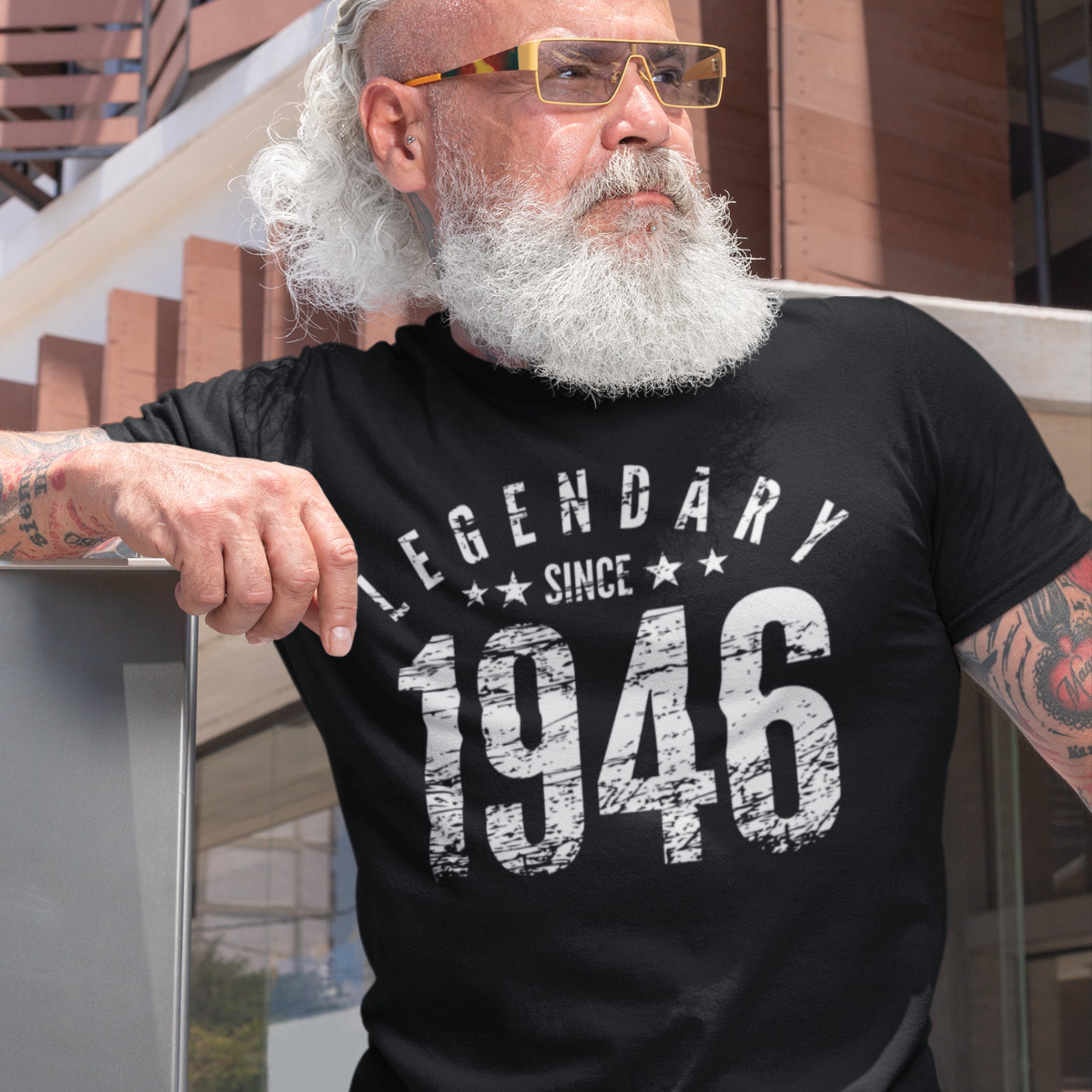 THE BIRTHDAY Tシャツ 1946 Birthday Tshirt Men - Etsy