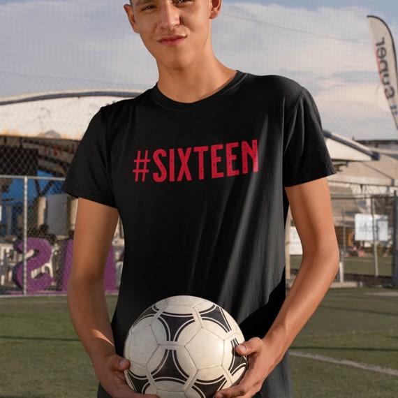 slepen directory klif 16 verjaardag shirt cadeau voor jongen sixteen shirt 16e - Etsy Nederland