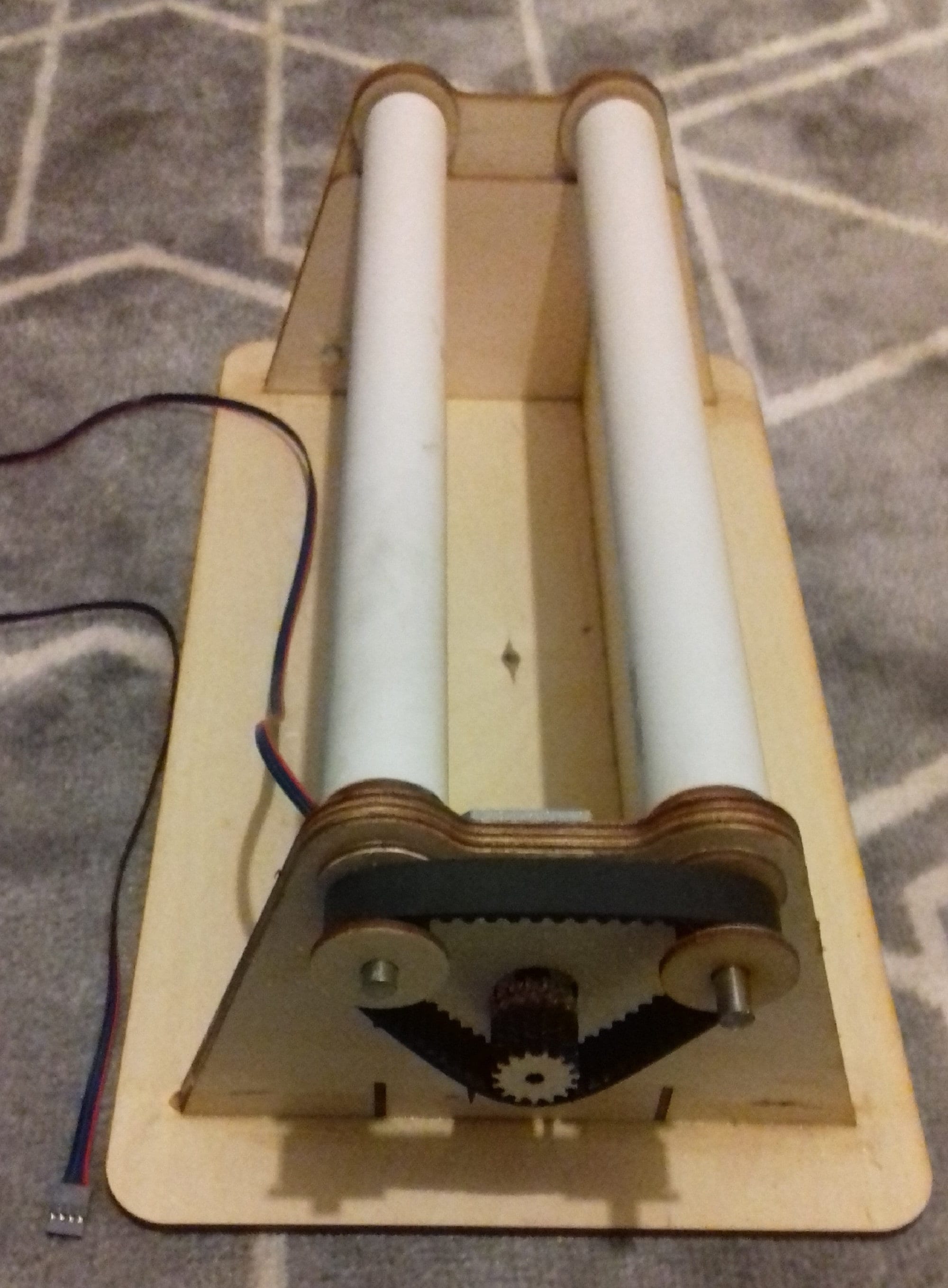 Rotary Attachment for Laser Engraver Homemade 3mm Plywood Etsy Canada