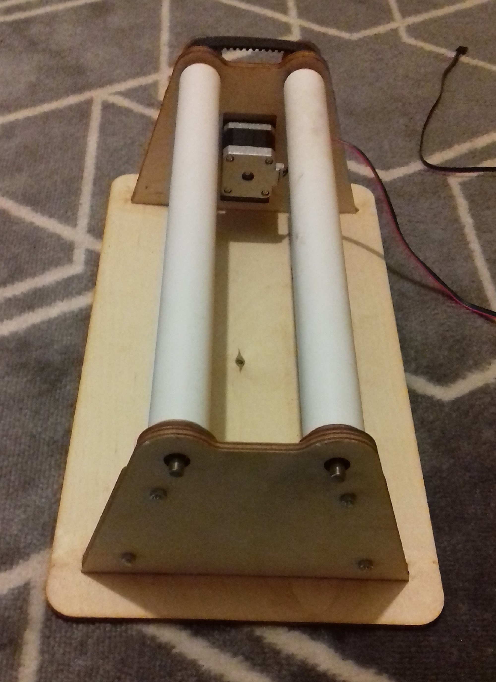 Rotary Attachment for Laser Engraver Homemade 3mm Plywood Etsy