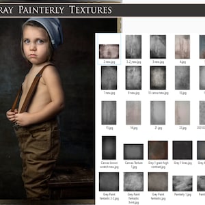 30 Fine Art Portrait Texture Photoshop Overlays, Painterly, Textures for Photoshop, PS Textures, digital backdrop background, jpg file