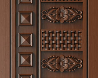 3d Door Design For CNC Router Machine,  rlf & stl Model For CNC Router Machine,  Premium Model-09 Digital Download