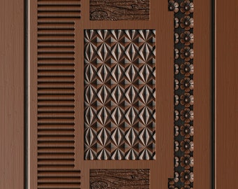 3d Door Design For CNC Router Machine, rlf & stl Model For CNC Router Machine, Premium Model-12 Digital Download