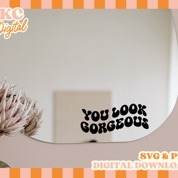 Mirror Decal Etsy