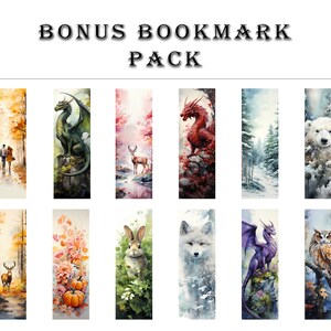 Printable Art Nouveau Bookmarks Set of 4 Vintage Art Reader Gift ...