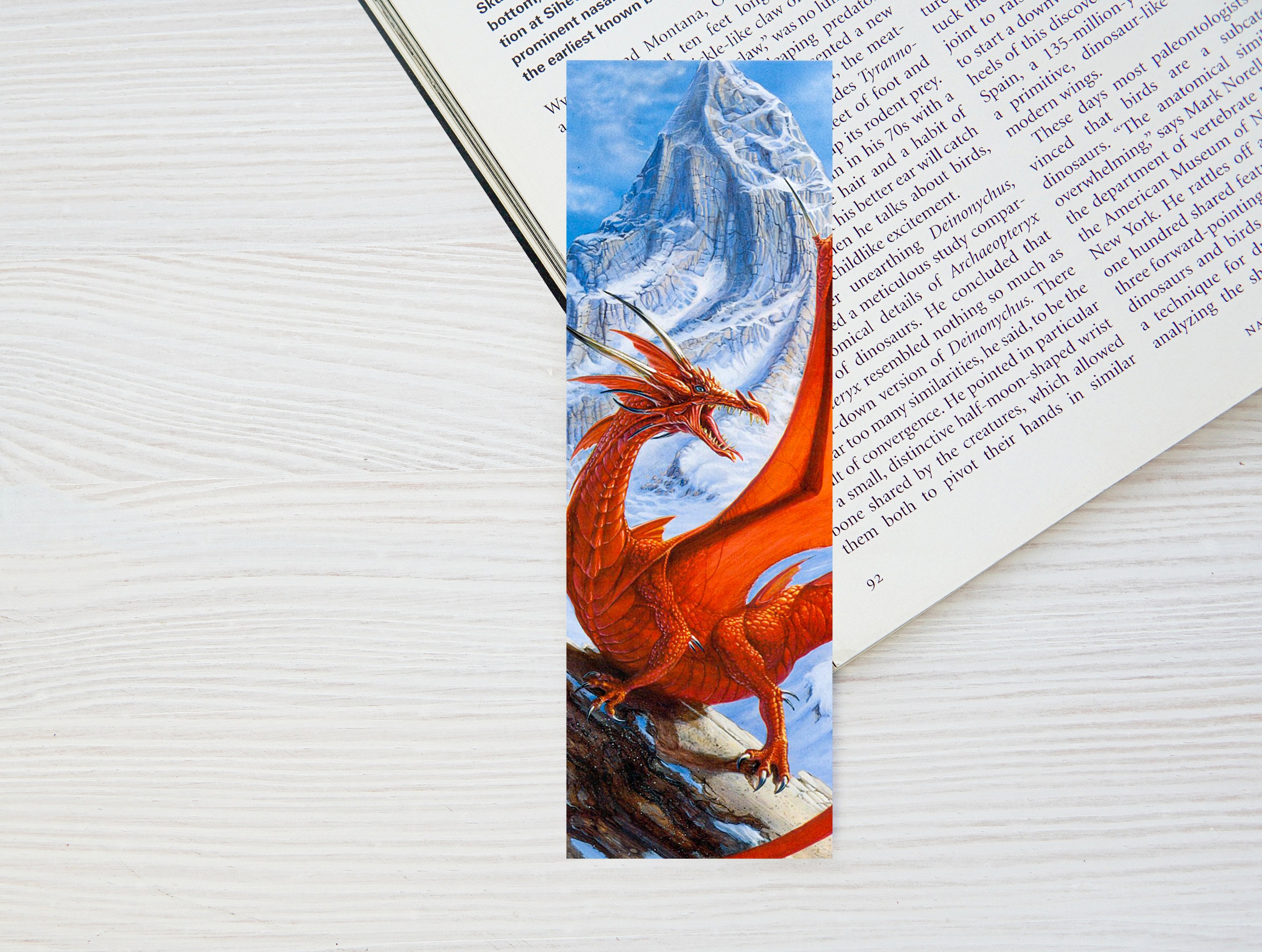 Printable Dragon Fantasy Bookmark | Set of 4 | Reader Gift | Geek Gift ...