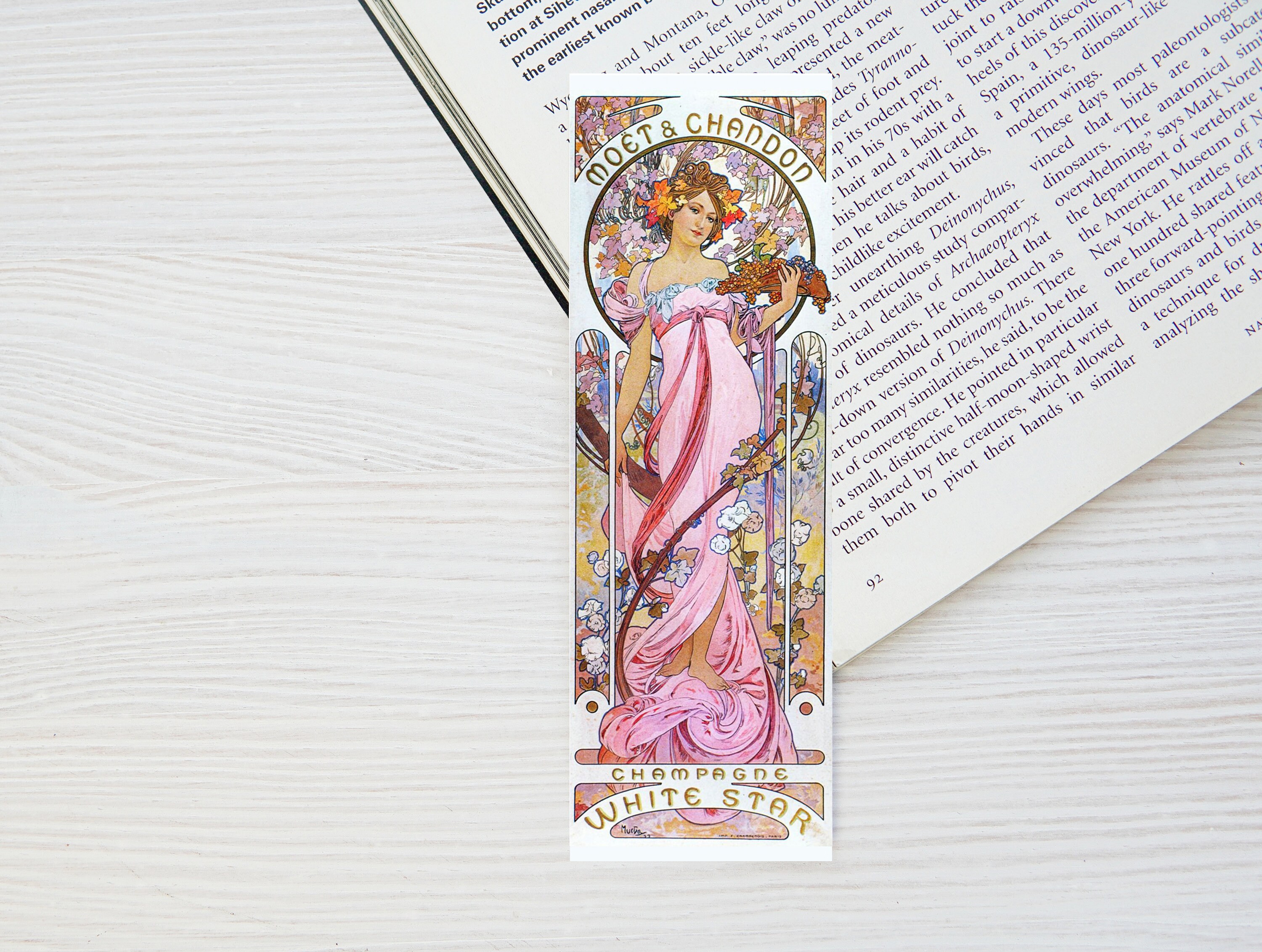 Printable Art Nouveau Bookmarks Set of 4 Vintage Art Reader Gift ...