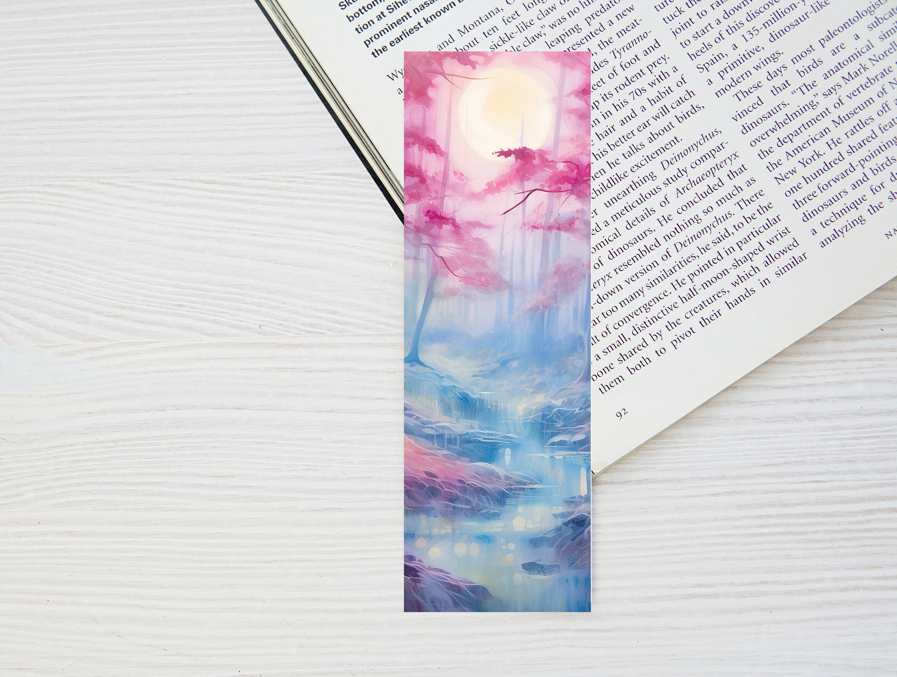 Printable Fantasy Forest Bookmarks 4 Bookmark Set - Etsy