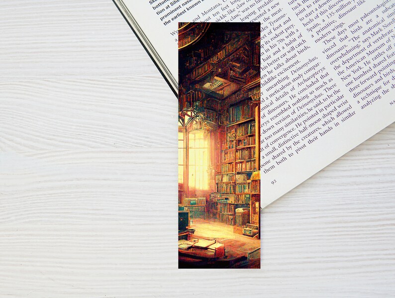 Printable Library Bookmarks | 4 Bookmark Set | Fantasy Books | Medieval ...