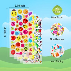 sticker sheets stickers for kids 40 different bulk 1200 fun etsy