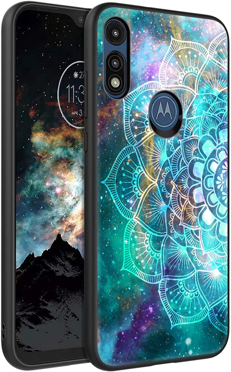 Slim Fit Glow in The Dark Soft Flexible Bumper Protective Moto E 2020 Case Moto E7 Case Moto E Phone Case