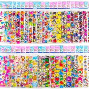 sticker sheets stickers for kids 40 different bulk 1200 fun etsy