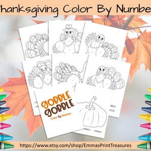 感謝祭の塗り絵| | 8 ページの楽しいホリデー塗り絵| すべての年齢層に最適| 8.5 x 11| デジタル ダウンロード