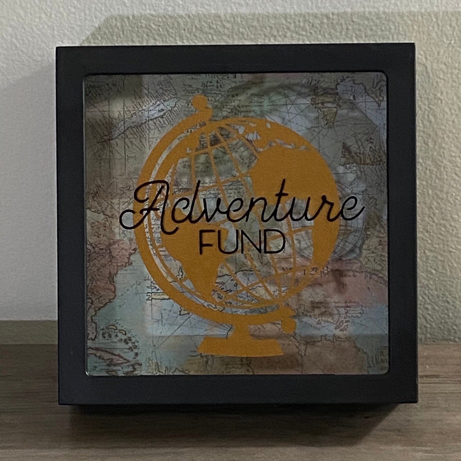Adventure Fund Travel Fund Bank Map Globe Decor | Etsy