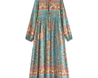 Long sleeve muumuu Clearance