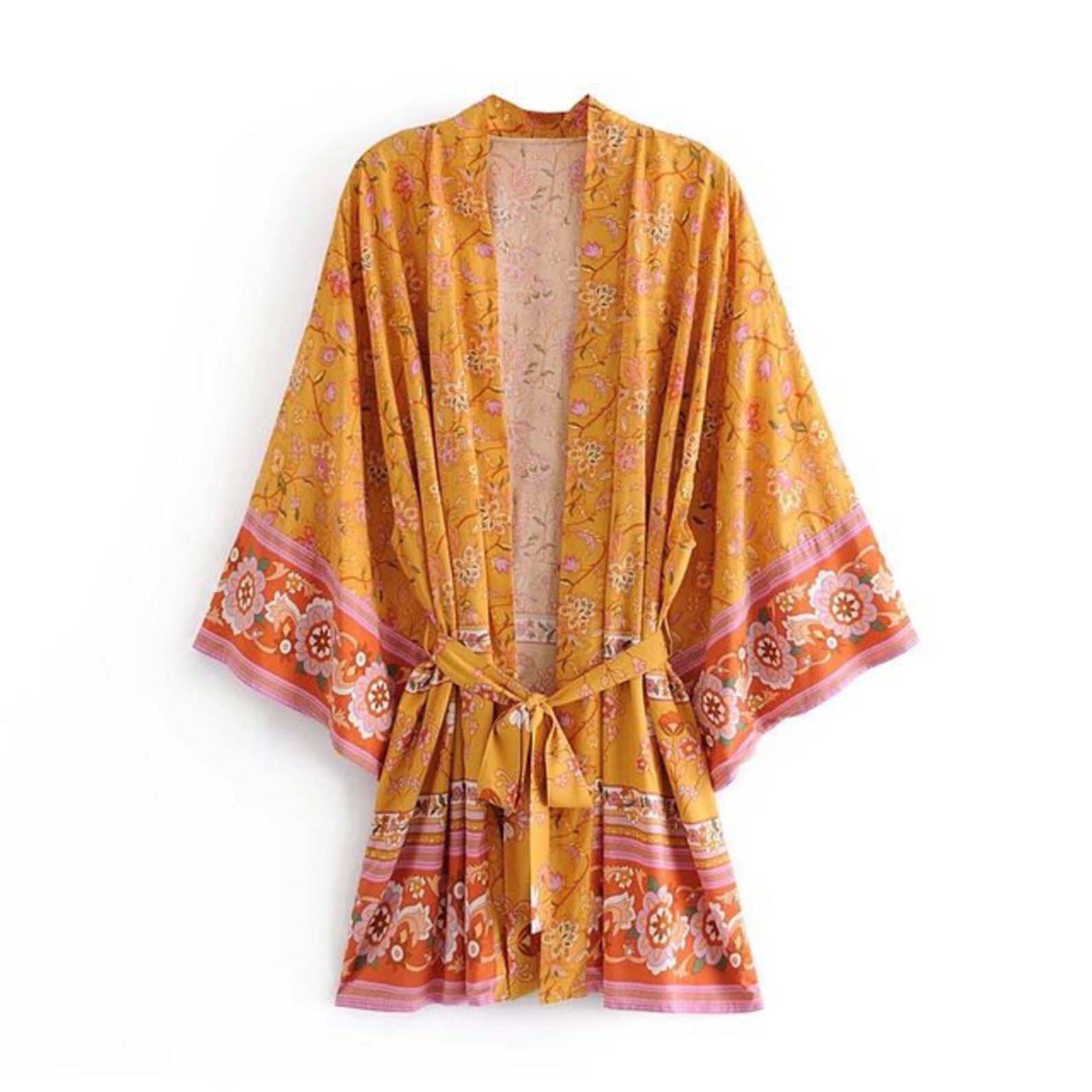 mustard yellow robe