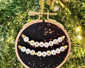 TS Protect The Family Friendship Bracelet Ornament