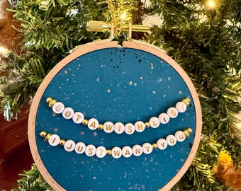 TS Wish List Friendship Bracelet Ornament