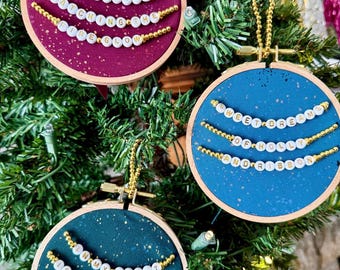 TS Christmas Tree Farm Friendship Bracelet Ornaments