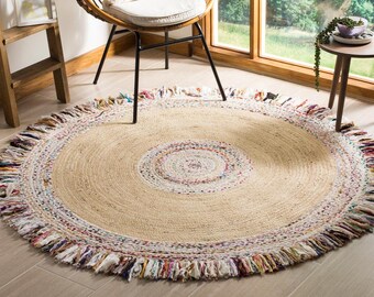 Large Round Rug Etsy