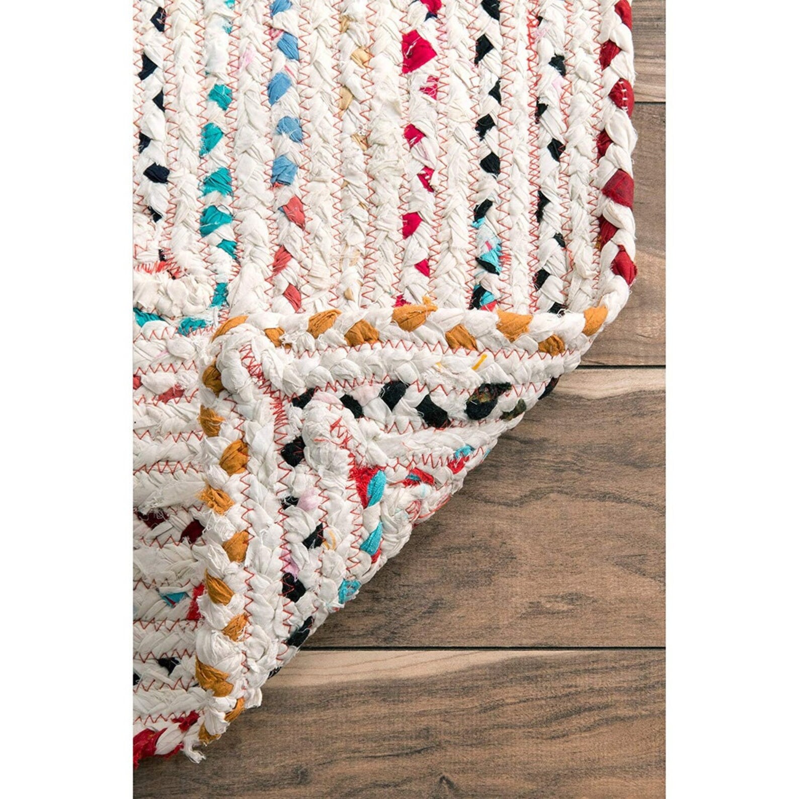 Indian Braided Large Cotton Chindi Rug Rag Hand Woven Area Etsy