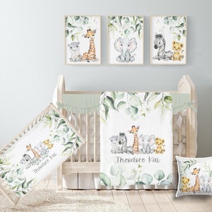 Giraffe print crib sheet cheap
