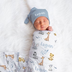 Personalized Swaddle Blanket Etsy