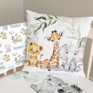 Safari Crib Bedding Set, Safari Nursery, Safari Animal Baby Bedding Set, Safari Crib Sheet, Baby Boy Bedding Crib Bedding , Baby Animals 330 image 4