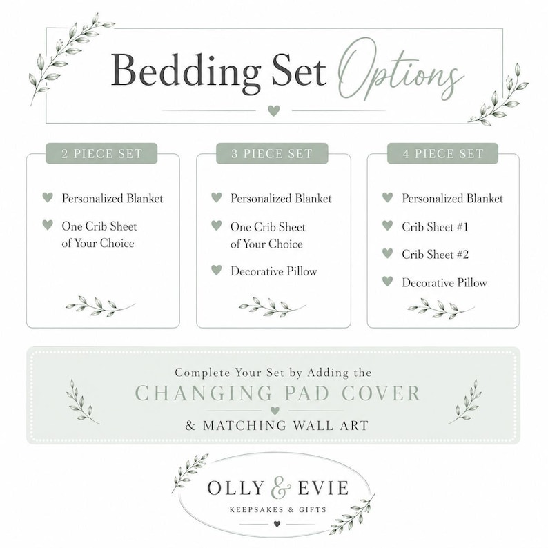 the wedding set options for the bride and groom
