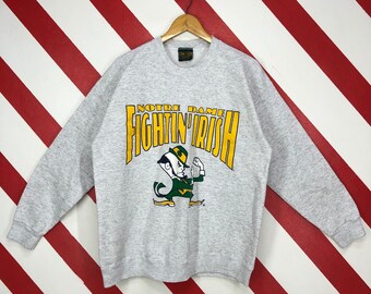 yellow notre dame sweatshirt