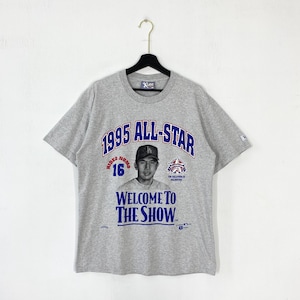 Koszulka z lat 90. Los Angeles Dodgers Lee Sport Hideo Nomo MLB Sportswear w kolorze szarym, duża