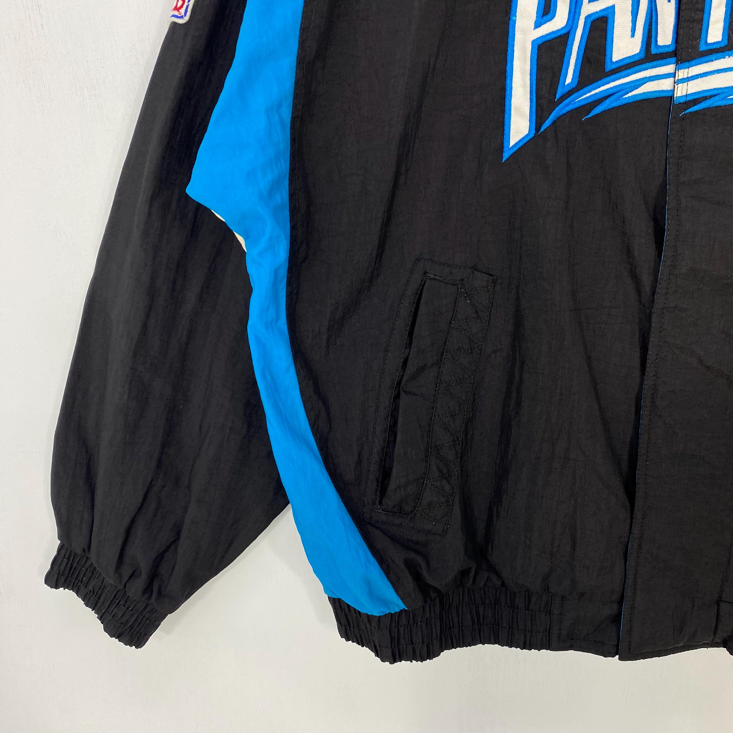 Vintage 90s Carolina Panthers Windbreaker Jacket NFL Sportswear