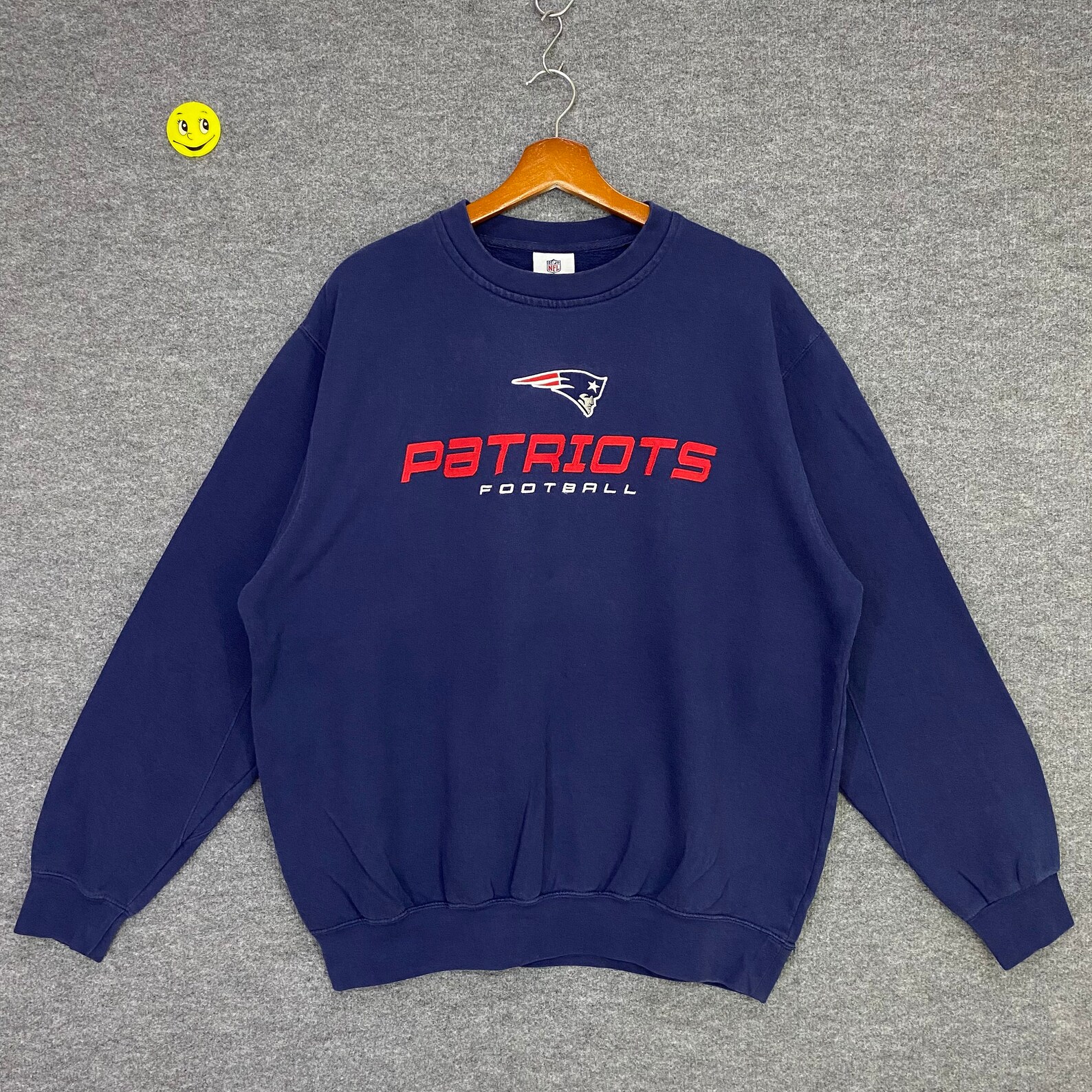 vintage patriots sweatshirt mens