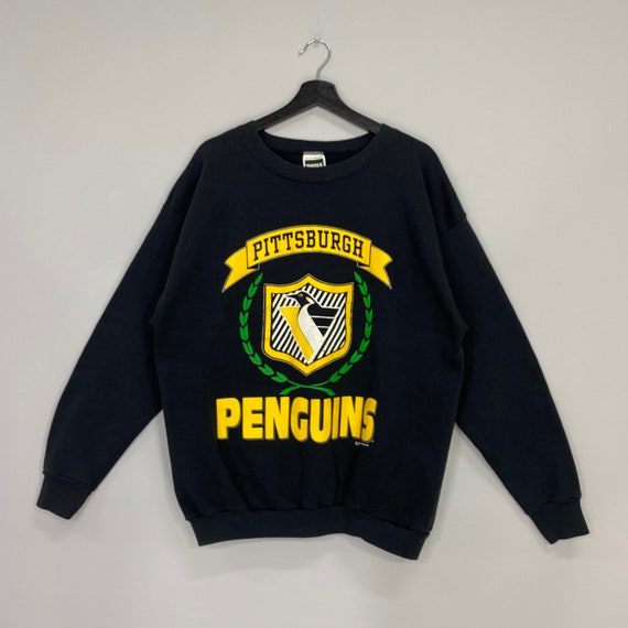 Vintage 90s Pittsburgh Penguins Sweatshirt Pengui… - image 1