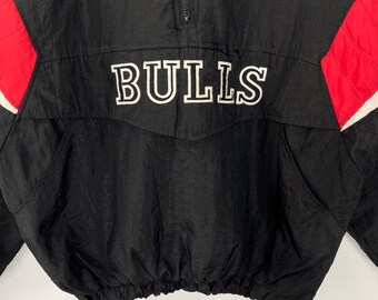ヴィンテージ 90年代 シカゴ ブルズ NBA スターター ハーフジップ