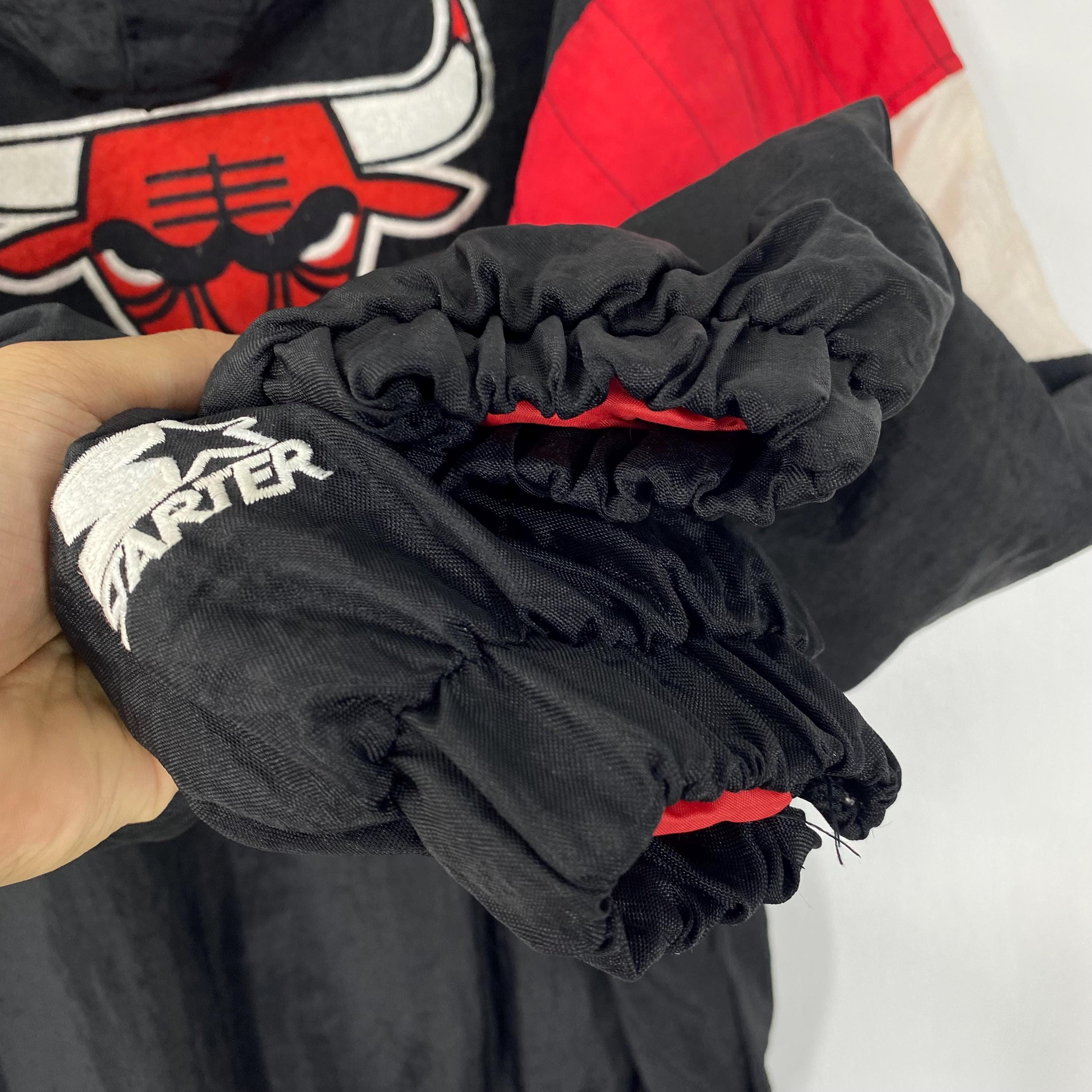 ヴィンテージ 90年代 シカゴ ブルズ NBA スターター ハーフジップ